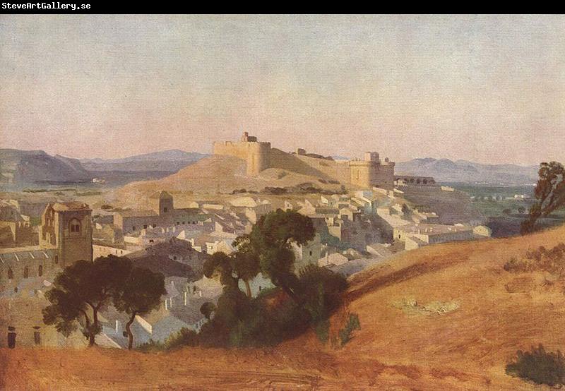 Jean-Baptiste Camille Corot Ansicht von Villeneuve-Les-Avignon, Das Fort Saint-Andre